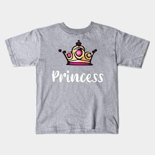 Royal Princess Crown Tee Kids T-Shirt